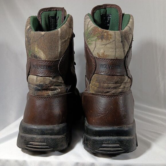Wolverine Buck Tracker W08087 Men's Sz 12 Waterproof Camo Boots 8" Hunting Work - Picture 4 of 6